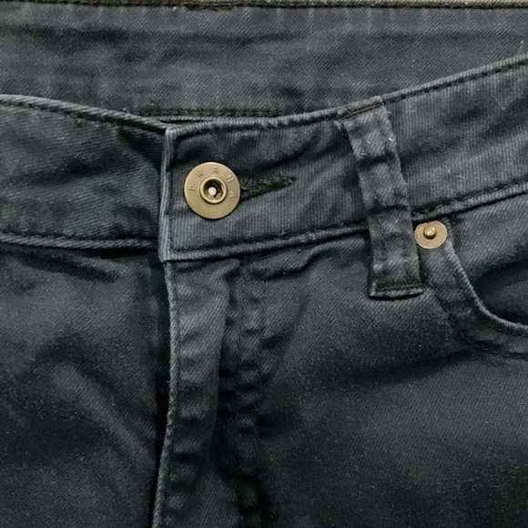 Prana Straight Leg Jeans Dark Blue Navy Size 2 Short - Picture 6 of 8